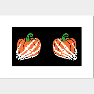 Funny Pumpkin bra Posters and Art